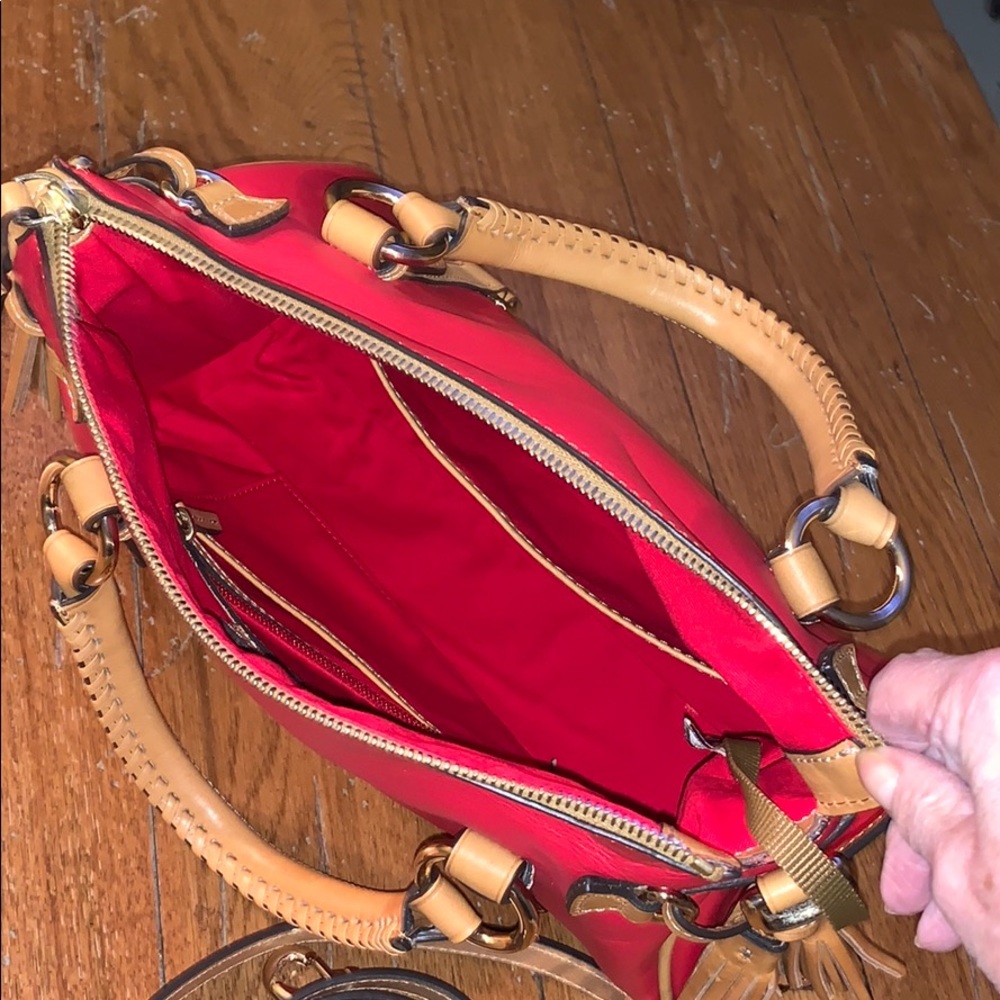Dooney & Bourke City Medium Satchel - Geranium red (Style: BCITY1980 GEBS) - Picture 5 of 10